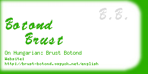 botond brust business card